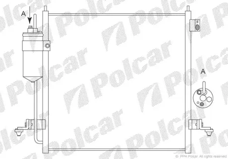 Радиаторы кондиционера POLCAR 5279K81K