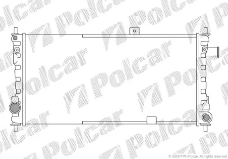 Радиаторы охлаждения POLCAR 550408-3