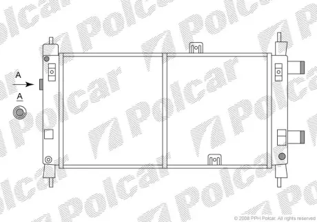 Радиаторы охлаждения POLCAR 550508-0