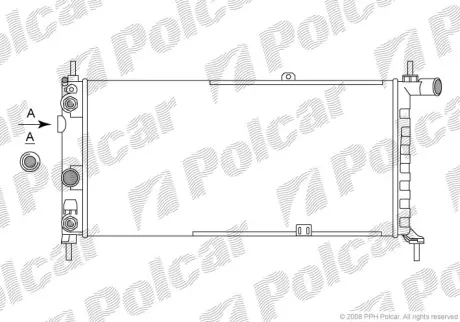 Радиаторы охлаждения POLCAR 550508-9