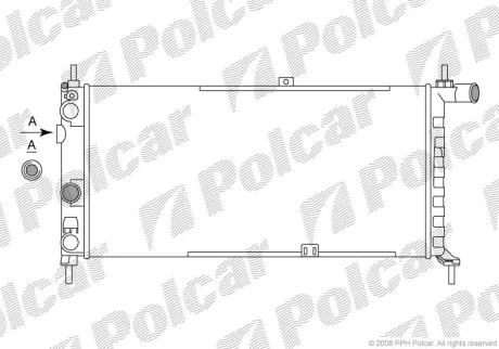 Радиаторы охлаждения POLCAR 550508A3