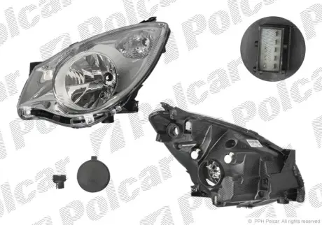 Фара основная POLCAR 550609-V