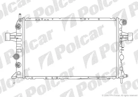 Радиаторы охлаждения POLCAR 550808-3