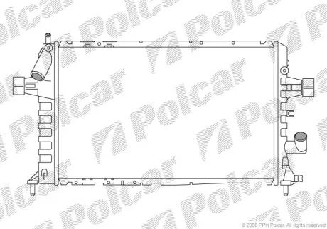 Радиаторы охлаждения POLCAR 550808-5