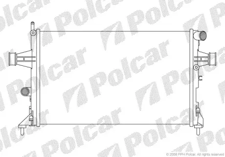 Радиаторы охлаждения POLCAR 5508086X