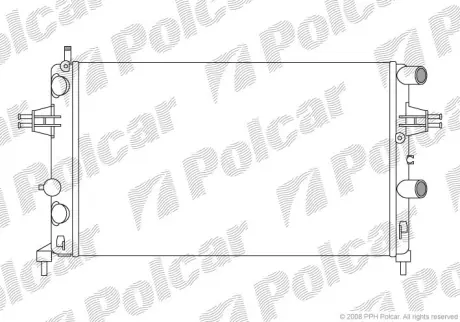 Радиаторы охлаждения POLCAR 550808A1