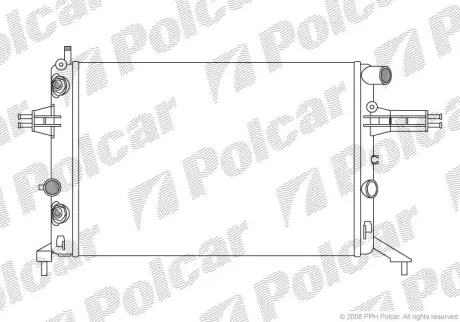 Радиаторы охлаждения POLCAR 550808A7
