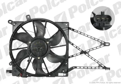 Вентиляторы радиаторов POLCAR 550823W4