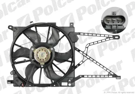 Вентиляторы радиаторов POLCAR 550823W5
