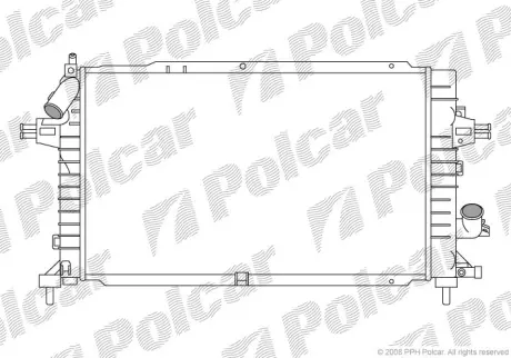 Радиаторы охлаждения POLCAR 550908-6