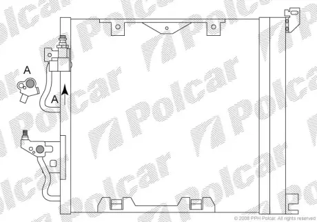 Радиаторы кондиционера POLCAR 5509K84X