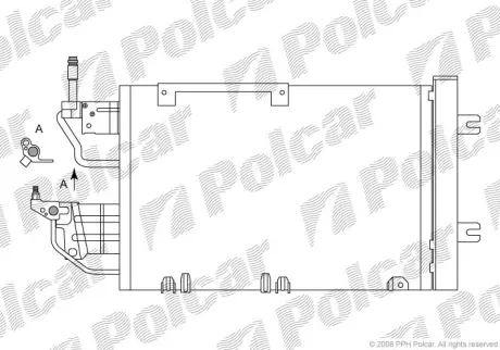Радиаторы кондиционера POLCAR 5509K8C5S