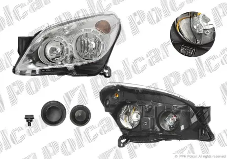 Фара основная POLCAR 551009-H