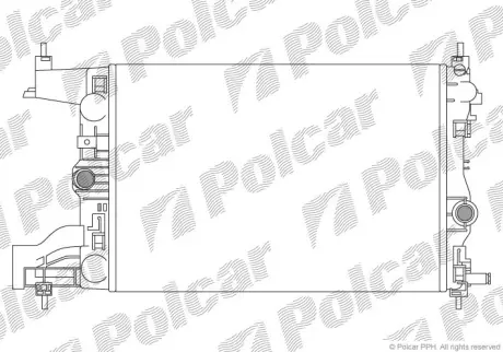 Радиаторы охлаждения POLCAR 551108-3