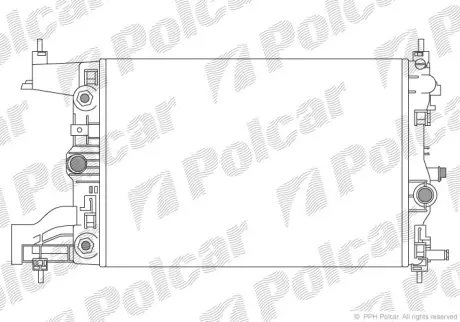 Радиаторы охлаждения POLCAR 551108-5