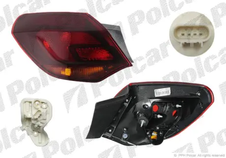 Фонарь задний POLCAR 5511881U