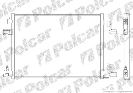 Радиаторы кондиционера POLCAR 5511K81K