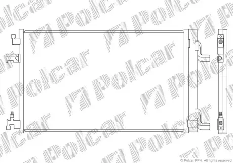 Радиаторы кондиционера POLCAR 5511K82K