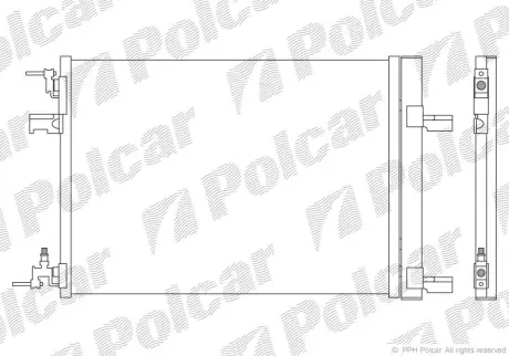 Радиаторы кондиционера POLCAR 5511K8C1S