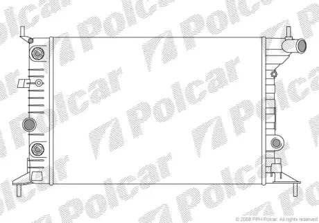 Радиаторы охлаждения POLCAR 551608A2