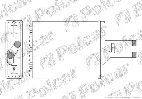 Радиаторы обогрева POLCAR 5516N8-1