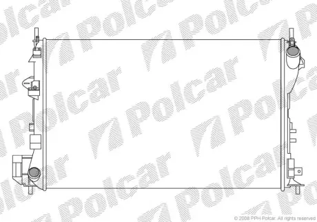 Радиаторы охлаждения POLCAR 551808-1