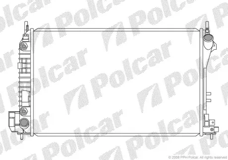 Радиаторы охлаждения POLCAR 551808-3