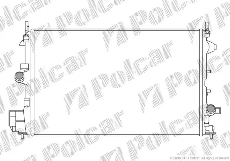 Радиаторы охлаждения POLCAR 551808-5