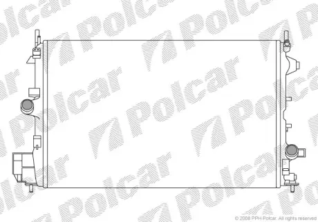 Радиаторы охлаждения POLCAR 5518085X