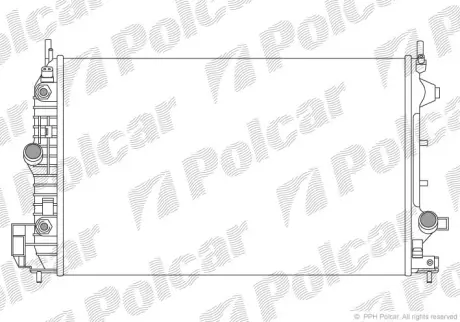 Радиаторы охлаждения POLCAR 551808-6