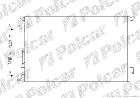 Радиаторы кондиционера POLCAR 5518K8C1