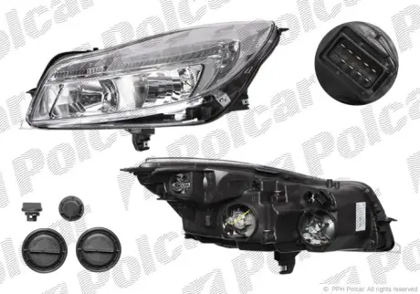 Фара основная POLCAR 552009-E
