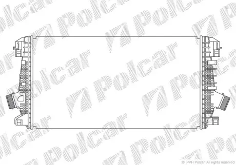 Радиаторы воздуха (Интеркулеры) POLCAR 5520J84X