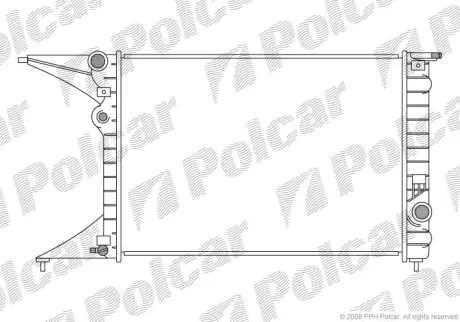 Радиаторы охлаждения POLCAR 552708-0