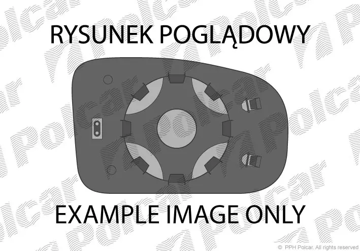 Вклад зеркала внешнего POLCAR 5528552E (фото 1)