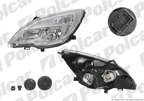 Фара основная POLCAR 554609-T