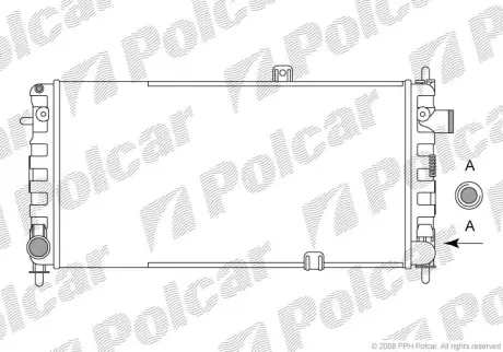 Радиаторы охлаждения POLCAR 555108-2