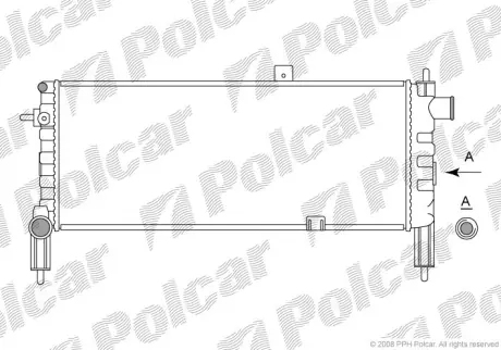 Радиаторы охлаждения POLCAR 555108-3