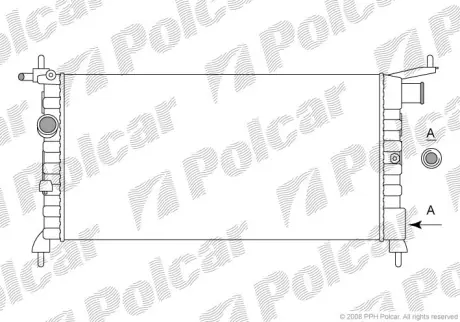 Радиаторы охлаждения POLCAR 555508-1