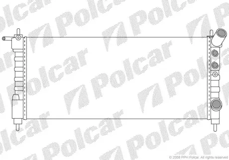 Радиаторы охлаждения POLCAR 5555085X
