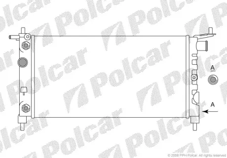 Радиаторы охлаждения POLCAR 555508-8