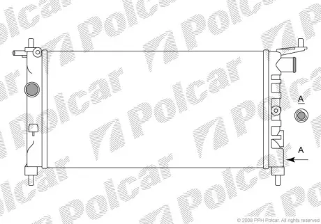 Радиаторы охлаждения POLCAR 555508A1