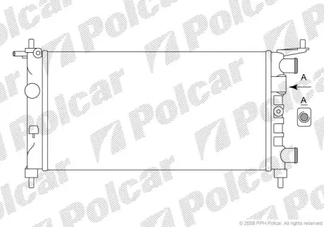 Радиаторы охлаждения POLCAR 555508A2