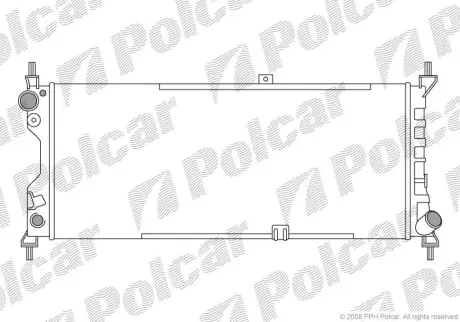 Радиаторы охлаждения POLCAR 555508A3