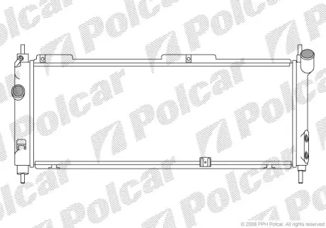 Радиаторы охлаждения POLCAR 555508A4
