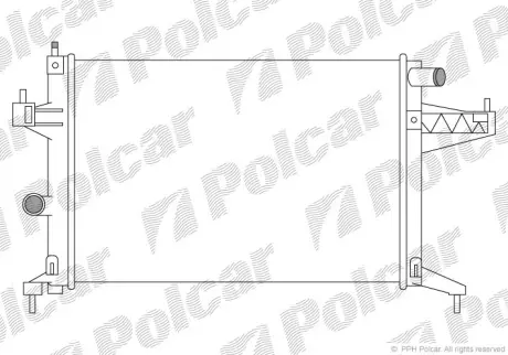 Радиаторы охлаждения POLCAR 555608A3