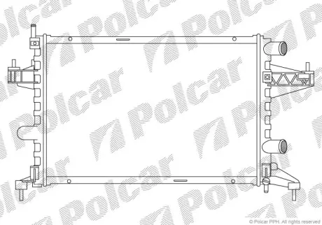 Радиаторы охлаждения POLCAR 555608B1