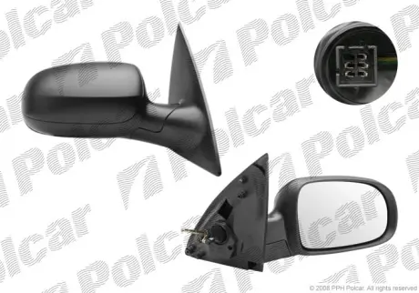Зеркало внешнее POLCAR 555652-E