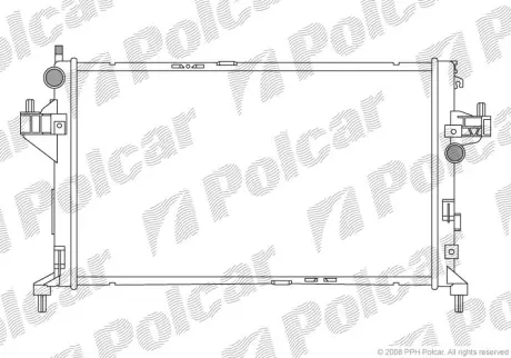Радиаторы охлаждения POLCAR 555708-1