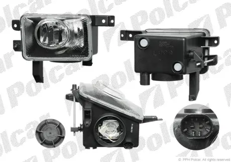 Фара противотуманная передняя POLCAR 555729-E